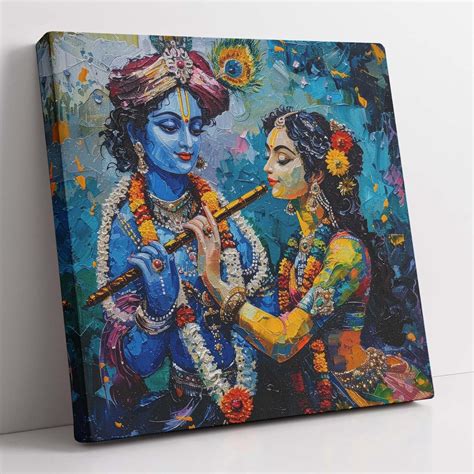 Livin'luxe painting Divine Krishna Radha Canvas Wall Art, Traditional ...