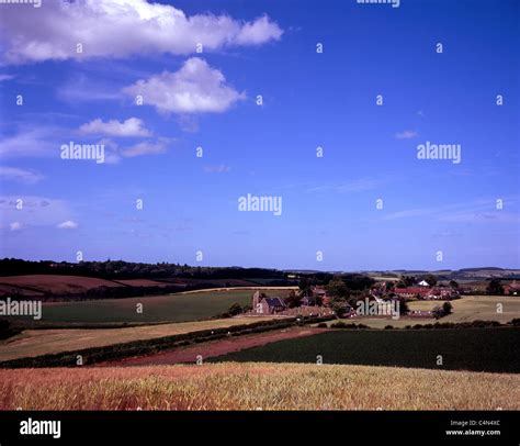 The Village of Branxton and St Paul's Church near The site of Flodden ...