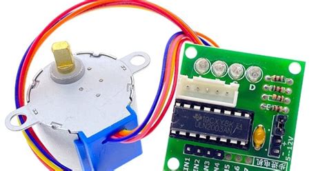 Buy Stepper Motor 28BYJ-48 5V 4 Phase 5 Wire With ULN2003 Driver Board