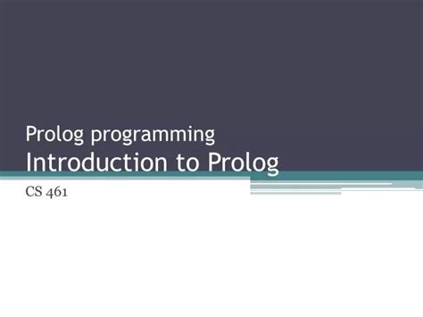 Image result for Prolog Course