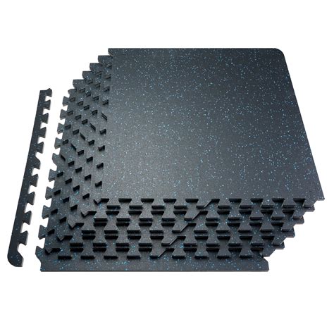 VEVOR Thick Rubber Gym Floor Mats Safe — Non-slip, 100 Sq Ft