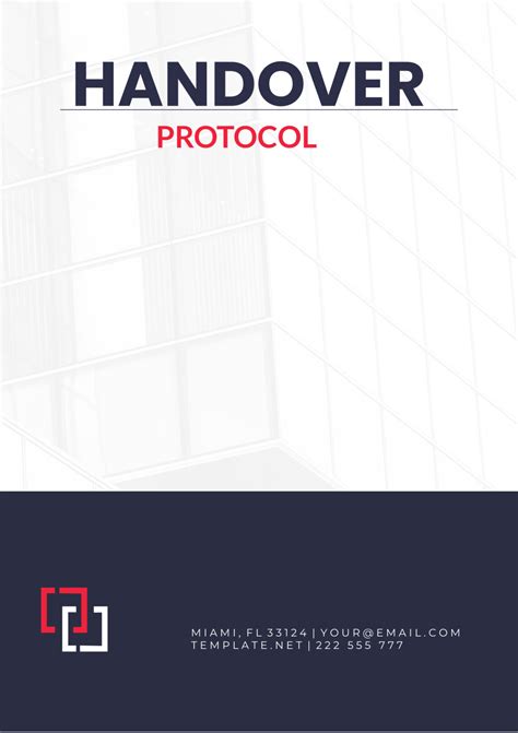 Image result for Hand Over Guide Template