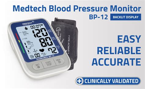 MEDTECH® BP12BL (Backlit Display) Fully Automatic Portable Digital ...