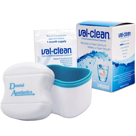Buy Val-Clean Sachets & Denture Bath - 12 Sachets 1 Years Supply ...