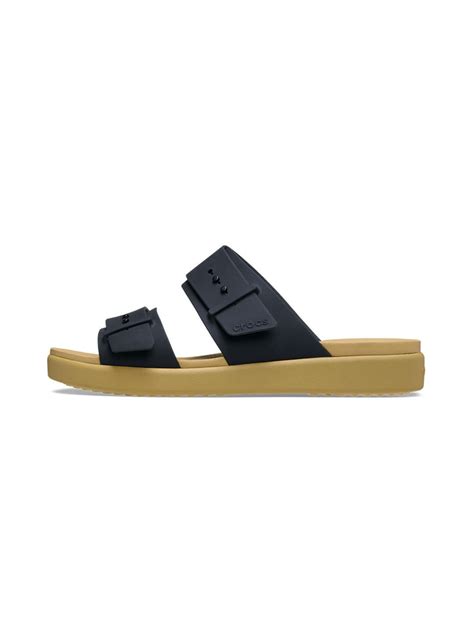 Shop Crocs Black Brooklyn Buckle Low Low Online