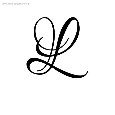 Cursive Letter L Capital