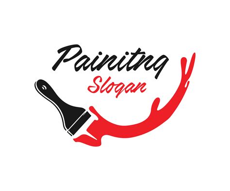 Painting Logo Template Design 23791521 Vector Art at Vecteezy