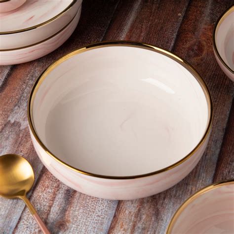 Rosa Marble - Serving Bowl - 8 inch – Aardea