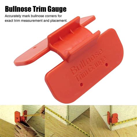 Buy 3/4'' Bullnose Trim Gauge, Bullnose Corner Gauge Tool, Flush Trim ...