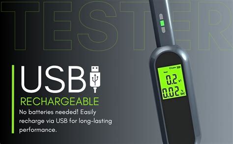 AROTEC Portable Alcohol Tester Breath Analyzer – USB Rechargeable ...