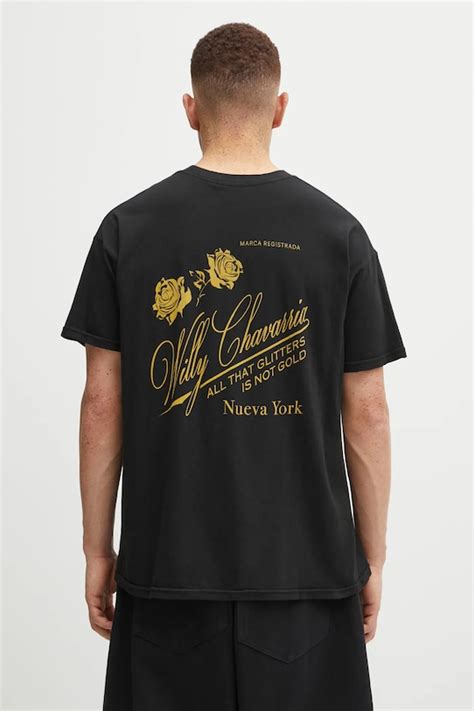 Willy Chavarria t-shirt bawełniany Willy Label Easy męski kolor czarny ...