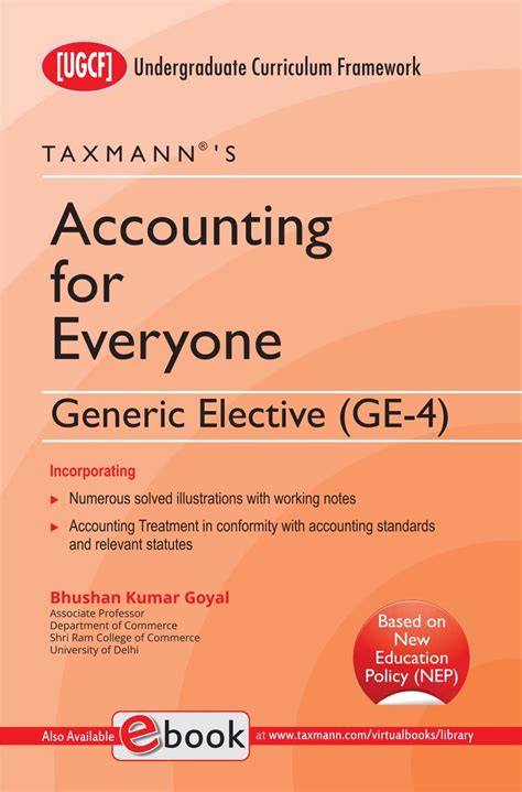 Buy Taxmann's Accounting for Everyone (UGCF) – Student-oriented ...