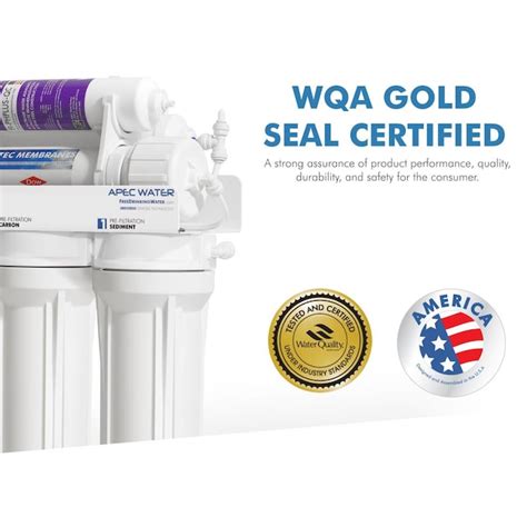 APEC Water ULTIMATE Mechanical filtration Reverse Osmosis Filtration ...