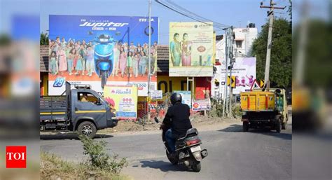 Illegal hoardings in Coimbatore expose gaps in enforcement | Coimbatore ...