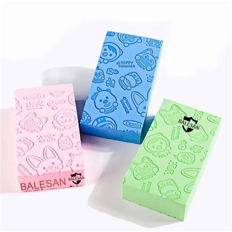 BALESAN Exfoliating Ultra Soft Sponge for Baby Bath & Shower | Multi ...