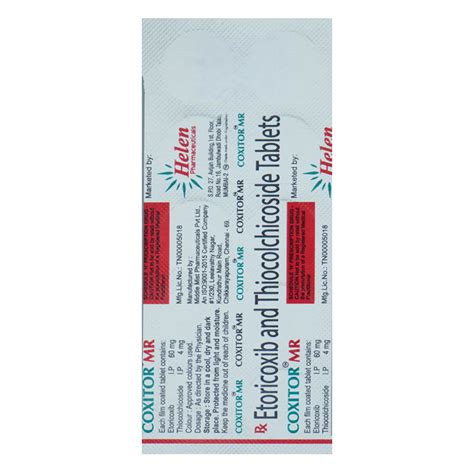 Coxitor MR Tablet | Uses, Side Effects, Price | Apollo Pharmacy