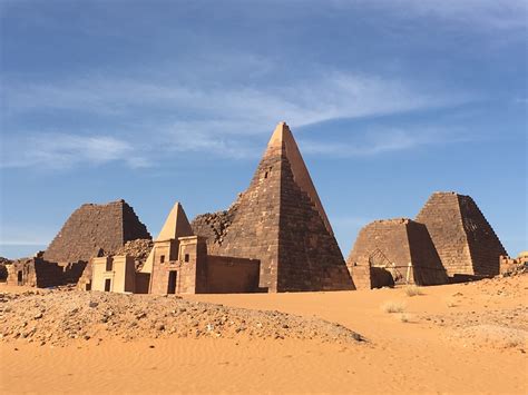 The Pyramids of Meroe, Sudan
