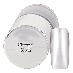 Buy DeBelle Gel Nail Polish Chrome Silver (Metallic Silver Nail Paint ...