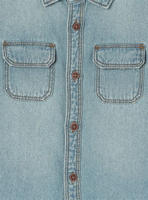 Buy Boys Washed Denim Shirt Online at just Rs. 499.0 - 1000014063048 ...