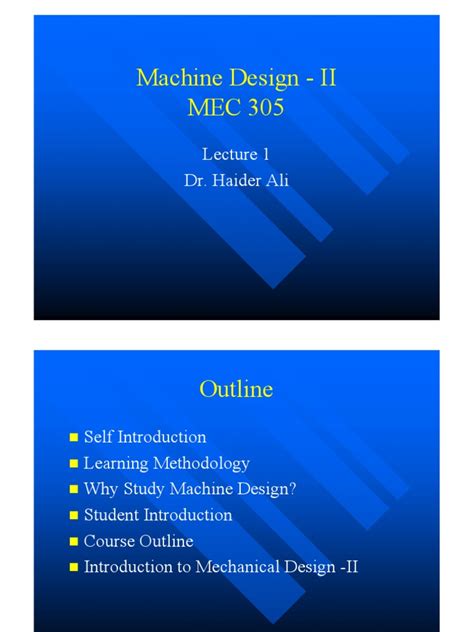 Design of Machine Elements Introduction 的图像结果