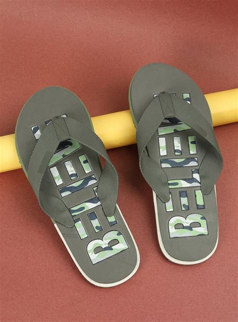 Buy Men Printed V-Strap Slippers Online at just Rs. 399.0 ...