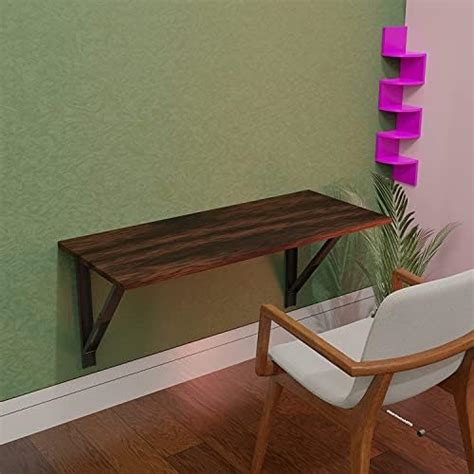 CMPAL Folding Wall Mounted Study Table/Office Table Stand/Laptop Table ...