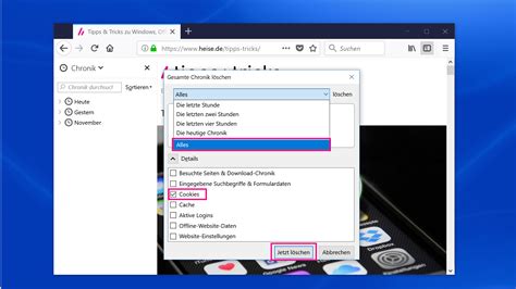 Image result for Cookies in Firefox Loschen