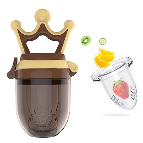 Buy Baby Food Feeder Pacifier, Silicone Pacifiers Baby Fruit Mesh ...