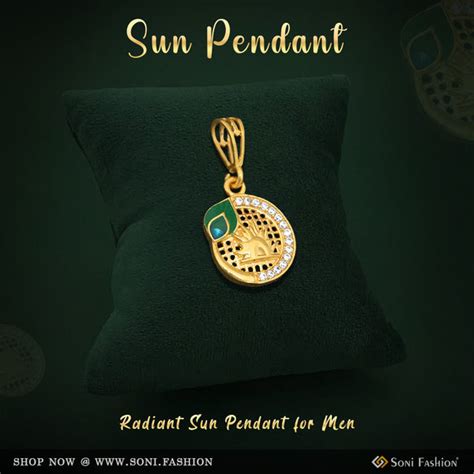1 Gram Gold Forming Pendant & Locket For Men – Tagged "Sun" – Soni ...