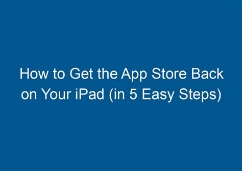 Image result for How to Get App Store Back