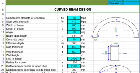 Curved Beam Design Example 的图像结果