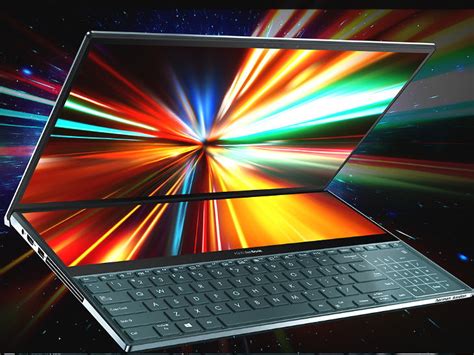 Asus company launches 2-screen laptops 'ZenBook Duo' and 'ZenBook Pro ...