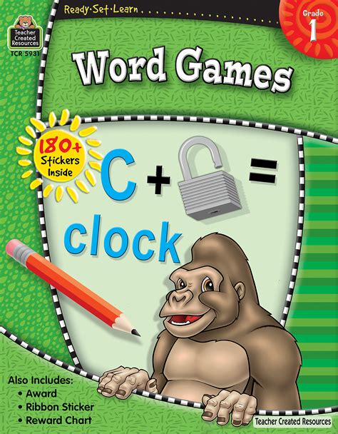 Ready-Set-Learn: Word Games Grade 1 - TCR5931 | Teacher Created Resources
