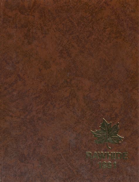 1981 yearbook from Rincon High School from Tucson, Arizona for sale