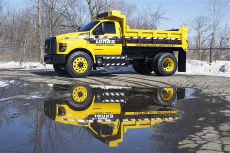 Check out the Mighty Ford F-750 TONKA Truck - The Fast Lane Truck