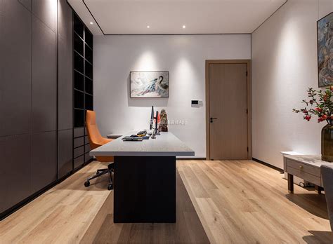 230平方小型办公室装修设计案例效果图_岚禾办公空间设计