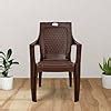 AVRO FURNITURE Plastic Chair with arm, Matt & Gloss Pattern Chair for ...