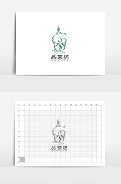 文艺简约茶叶店茶行茶叶标志logo设计模板-包图网