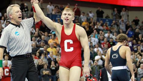 Cornell wrestler makes history; Penn State repeats