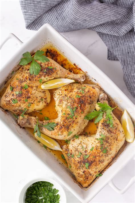 Italian Roasted Chicken Leg Quarters | The Blond Cook