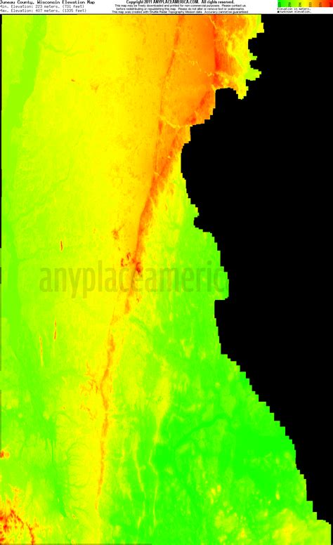 Free Juneau County, Wisconsin Topo Maps & Elevations