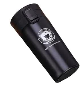 TrevanoHub Vacuum Insulated Travel Mug, Leakproof Stainless Steel ...