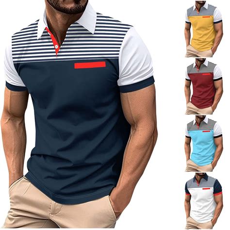 ZRGHAOYLQ Henley Business Casual Shirts for Men Plus Size Short Sleeve ...