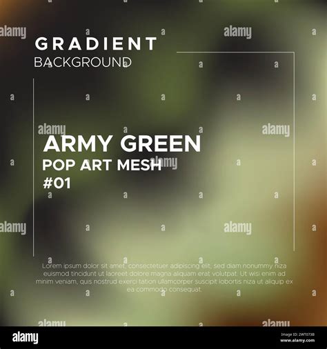 Gradient blur army green abstract background Stock Vector Image & Art ...