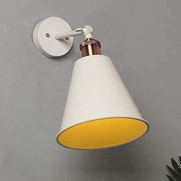 Homesake®Edison Wall White Gaurd Cone Shade Lamp, Vintage Industrial ...