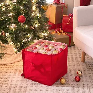 Simplify Simplify 64 Count Stackable Christmas Ornament Storage Box