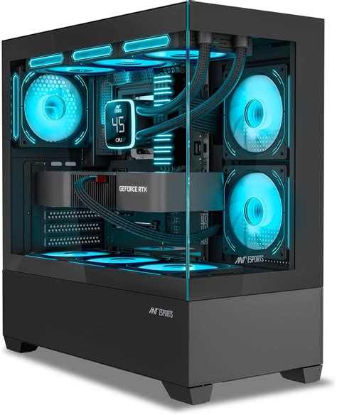 Amazon.in: Buy Ant Esports Crystal Z3 Mid-Tower Computer Case/Gaming ...