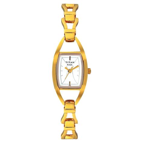 Buy Online Titan Quartz Analog White Dial Watch for Women - nb2304ym01 ...