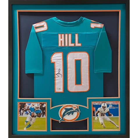 Tyreek Hill Autographed Signed Framed Jersey Beckett Miami Dolphins