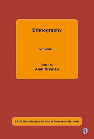 Buy Ethnography (SAGE Benchmarks in Social Research Methods) Book ...